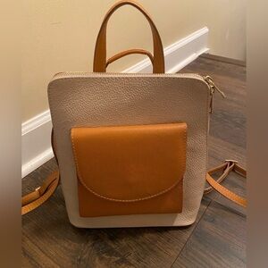 Divina Firenze (Made In Italy) Leather Backpack Purse